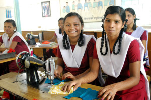 Students at Vocational Training Centre